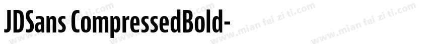 JDSans CompressedBold字体转换